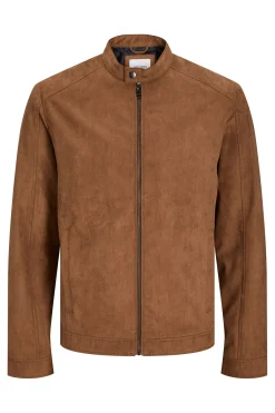Jack & Jones PLUS Cazadora biker efecto ante^Hombre Cazadoras