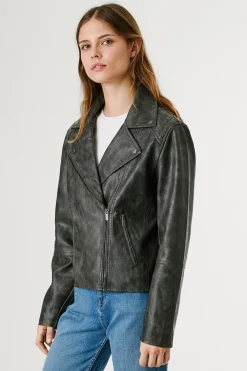 Pepe Jeans Cazadora Biker Efecto Piel^Mujer Chaquetas