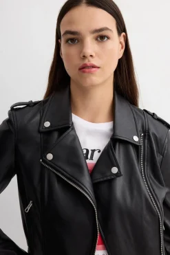 Inside Cazadora Biker Efecto Piel^Mujer Chaquetas