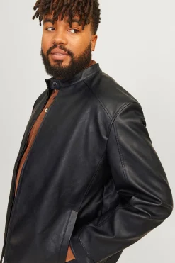 Jack & Jones Cazadora biker efecto piel^Hombre Cazadoras