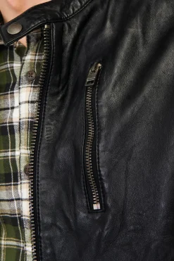 Jack & Jones Cazadora biker piel^Hombre Cazadoras