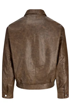 Jack & Jones Cazadora bomber polipiel^Hombre Cazadoras