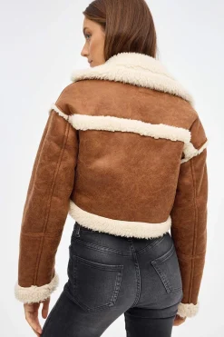 Inside Cazadora Borreguillo Aviador^Mujer Chaquetas