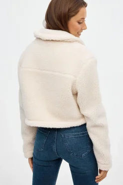 Inside Cazadora Borreguillo Bolsillos^Mujer Chaquetas