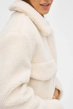 Inside Cazadora Borreguillo Bolsillos^Mujer Chaquetas