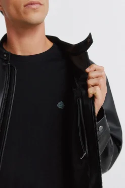 Springfield Cazadora efecto piel^Hombre Cazadoras