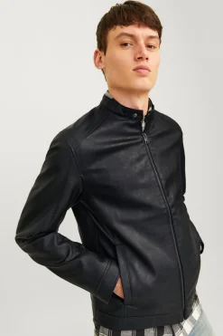 Jack & Jones Cazadora efecto piel^Hombre Cazadoras