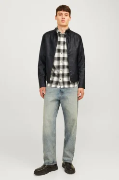 Jack & Jones Cazadora efecto piel^Hombre Cazadoras