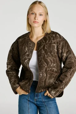 Jack & Jones Cazadora estampada reptil^Mujer Chaquetas