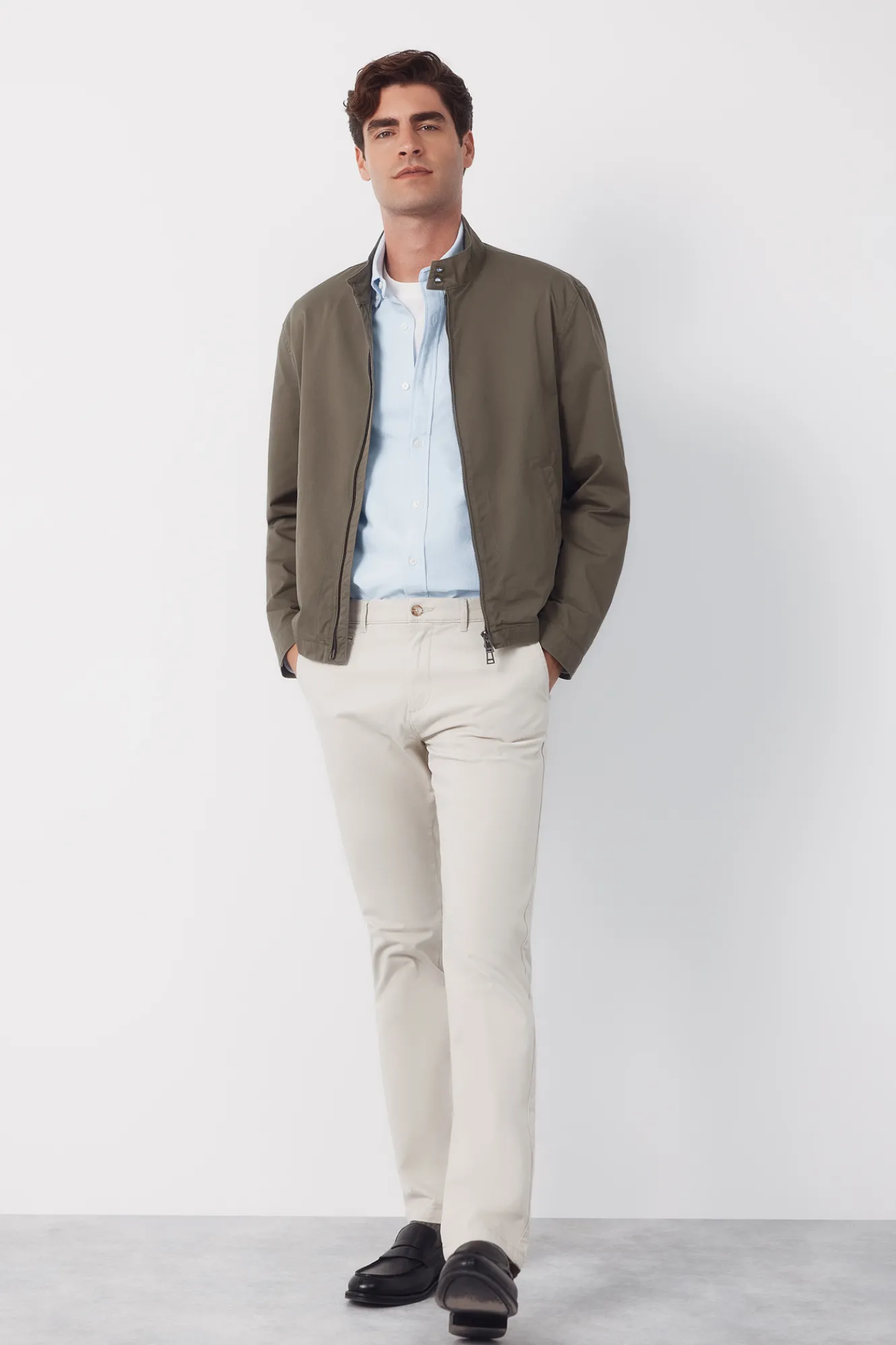 Cortefiel Cazadora ligera casual^Hombre Cazadoras