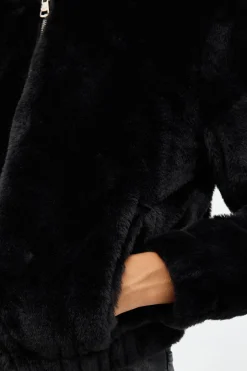 Inside Cazadora Pelo Con Capucha^Mujer Chaquetas|Abrigos