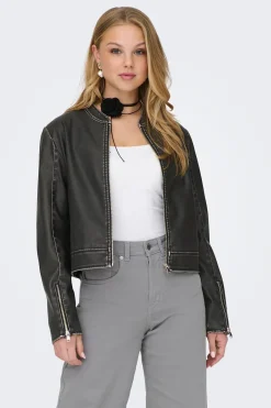 Only Cazadora polipiel^Mujer Chaquetas