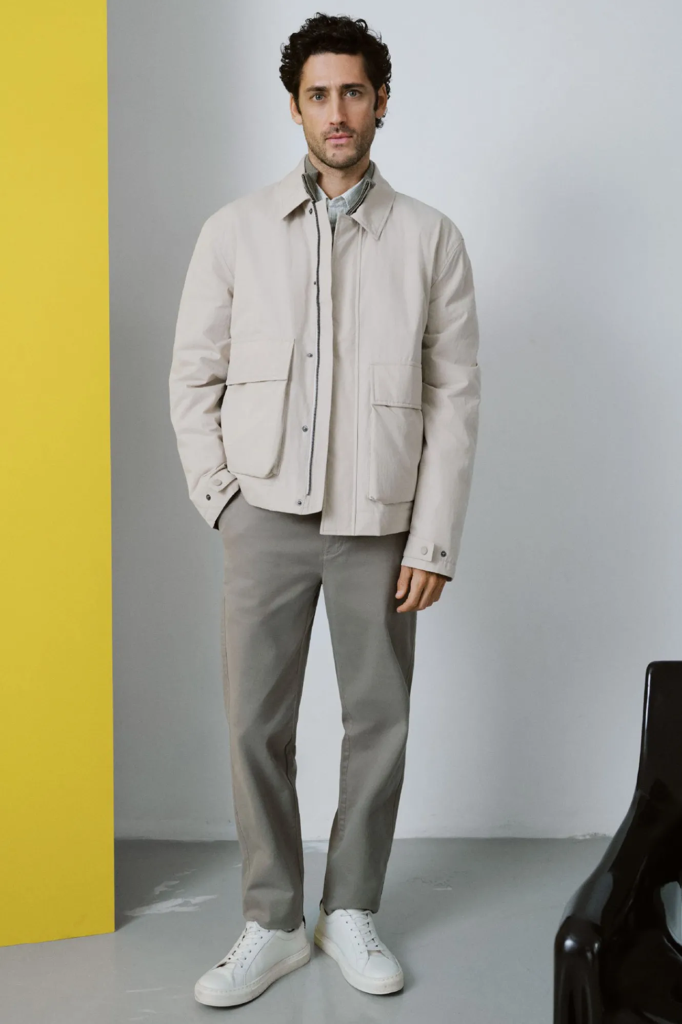 Cortefiel Cazadora técnica ligera^Hombre Cazadoras