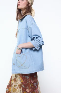 Slowlove Cazadora vaquera barn^Mujer Chaquetas