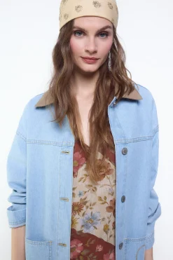 Slowlove Cazadora vaquera barn^Mujer Chaquetas