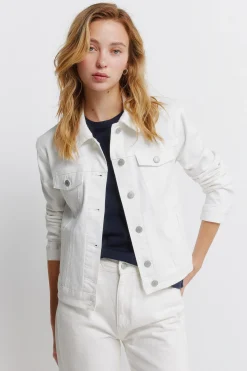 Springfield Cazadora vaquera color algod&oacute;n^Mujer Chaquetas