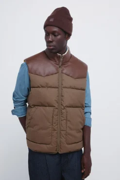 Springfield Chaleco acolchado contraste^Hombre Cazadoras|Chalecos