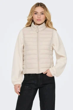 Only Chaleco acolchado cremallera^Mujer Chaquetas|Chalecos