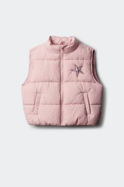 Springfield Kids Chaleco acolchado estrella niña^Niños Abrigos Y Chaquetas