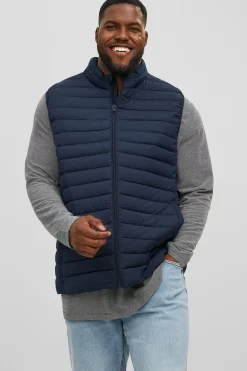 Jack & Jones PLUS Chaleco acolchado poliéster reciclado PLUS^Hombre Cazadoras|Chalecos