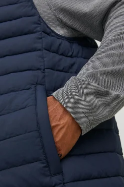Jack & Jones PLUS Chaleco acolchado poli&eacute;ster reciclado PLUS^Hombre Cazadoras|Chalecos