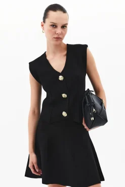 Oxxo Chaleco cuello pico^Mujer Jerséis Y Cárdigans|Total Look