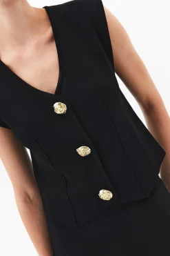 Oxxo Chaleco cuello pico^Mujer Jerséis Y Cárdigans|Total Look