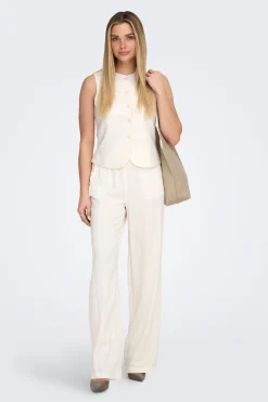 Only Chaleco de lino^Mujer Lino