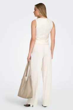 Only Chaleco de lino^Mujer Lino