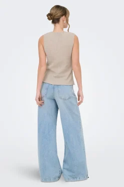 Only Chaleco estructura^Mujer Chaquetas|Chalecos