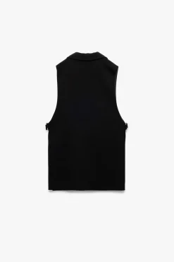 Koton Chaleco largo con cintur&oacute;n^Mujer Chaquetas