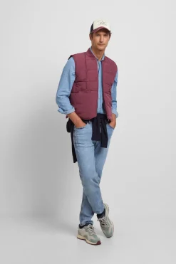 Silbon Chaleco tecnico cuadros^Hombre Jerséis Y Cárdigans