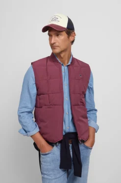 Silbon Chaleco tecnico cuadros^Hombre Jerséis Y Cárdigans