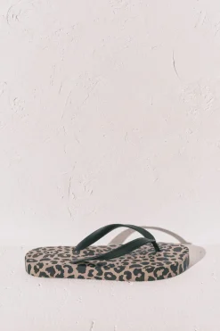 Women'secret Chanclas anchas animal print^Mujer Baño|Sandalias