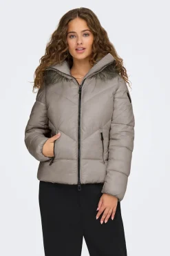 Only Chaqueta acolchada con capucha^Mujer Chaquetas