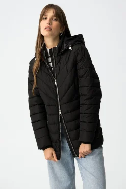 Tiffosi Chaqueta Acolchada con Capucha Removible^Mujer Abrigos