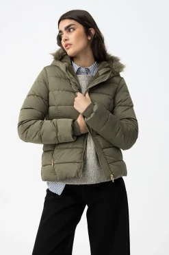 Tiffosi Chaqueta acolchada con capucha^Mujer Chaquetas