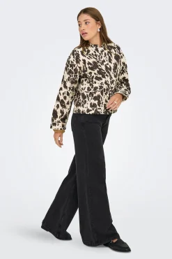 Only Chaqueta acolchada estampada^Mujer Chaquetas