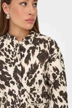 Only Chaqueta acolchada estampada^Mujer Chaquetas