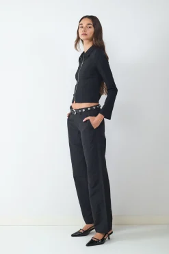 Balmohk Chaqueta ajustada cremallera^Mujer Chaquetas