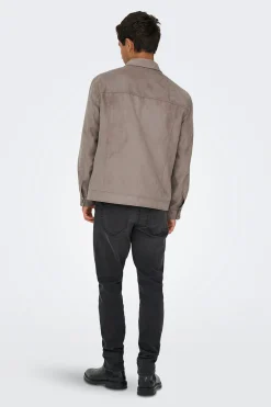 Only & Sons Chaqueta antelina^Hombre Cazadoras