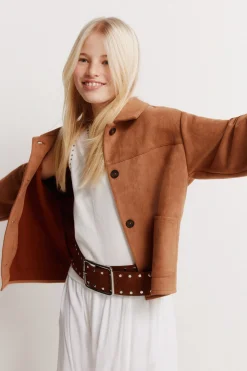 Springfield Kids Chaqueta antelina ni&ntilde;a^Niños Abrigos Y Chaquetas