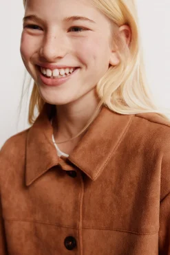 Springfield Kids Chaqueta antelina ni&ntilde;a^Niños Abrigos Y Chaquetas