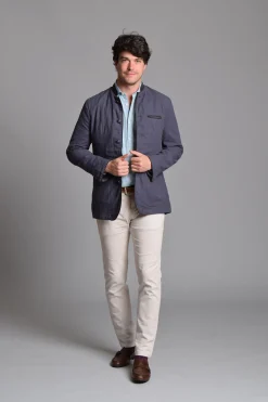 Cloking Chaqueta Austriaca Lino y Ante^Hombre Cazadoras|Lino