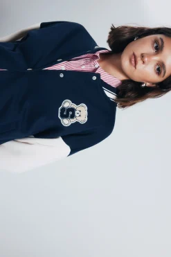 Springfield Chaqueta beisbolera oso^Mujer Chaquetas