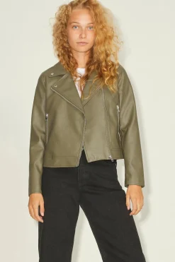 Jack & Jones Chaqueta biker efecto piel^Mujer Chaquetas