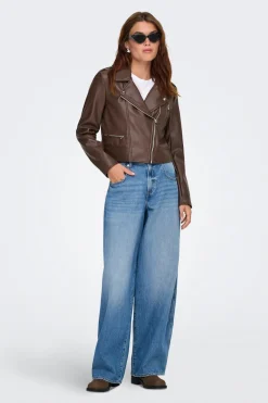 Only Chaqueta biker piel vegana^Mujer Chaquetas