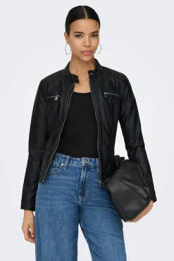 Only Chaqueta biker piel vegana^Mujer Chaquetas