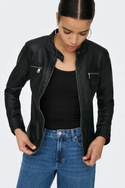 Only Chaqueta biker piel vegana^Mujer Chaquetas
