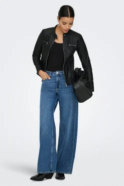 Only Chaqueta biker piel vegana^Mujer Chaquetas